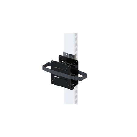 BOSTONTEC Thin Client CPU Holder, Upright/Monitor Mount, 10 lb cap, BLK CPUTC